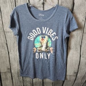 Disney Good Vibes Only Lion‎ King Rafiki Shirt